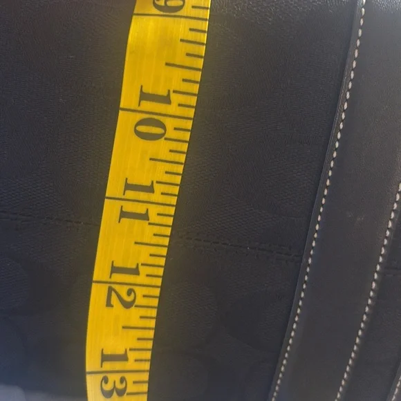 Coach Black Designer Purse - Picture 3 of 8